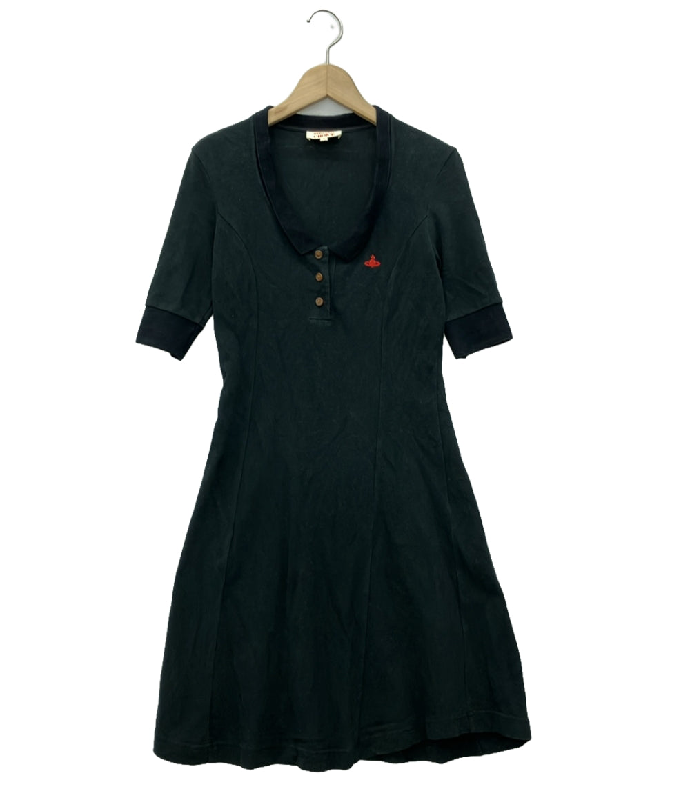 Vivienne Westwood レッドレーベル 七分袖ポロシャツワンピース
